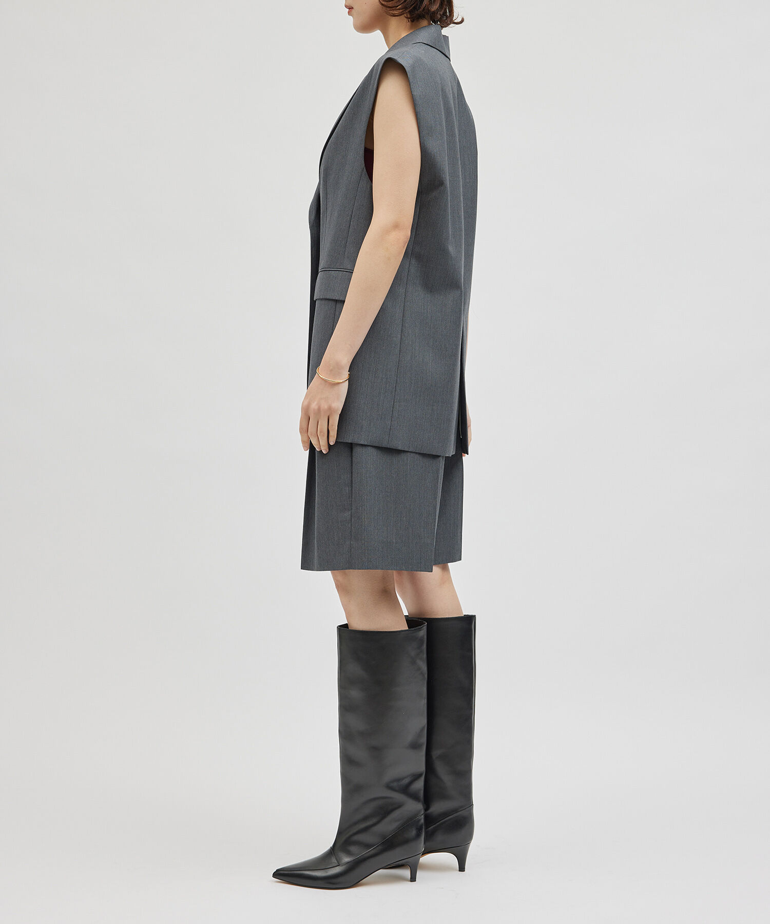 ROPE「ウールモヘヤ２タックハーフパンツ/セットアップ対応」|その他|