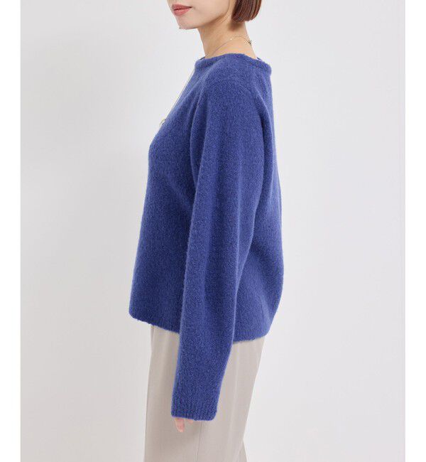 ROPE「カシミアウールナイロンボートネックニット」|ニット・セーター|