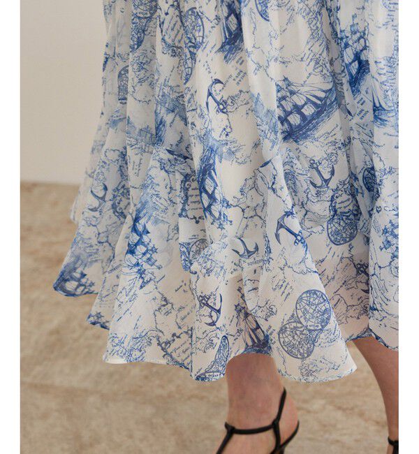 ROPE「【洗える】トワルドジュイタックプリーツスカート」|スカート|