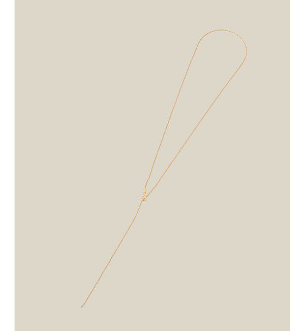 ROPE'「ロープチェーンラリエット」|ネックレス|