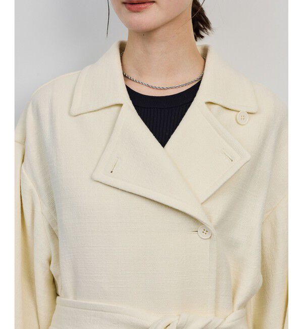 ROPE「MANTECO(マンテコ) コットンライトショートトレンチコート」|トレンチコート|