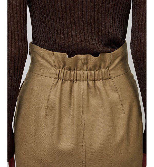 ROPE「[美人スカート]ウールレーヨンポケット付きタイトスカート(無地)/イージーケア・セットアップ対応」|スカート|