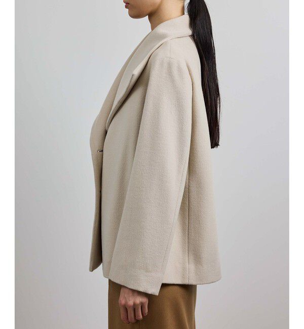 ROPE「プレミアムカシミヤ ショートコート」|ステンカラーコート|
