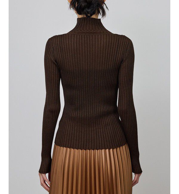 ROPE「ラメタートルリブプルオーバー/イージーケア」|ニット・セーター|