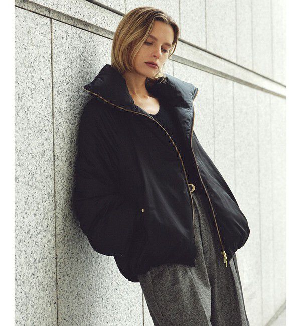 ROPE「ハイネックジップショート丈ダウンコート/イージーケア」|ダウン|