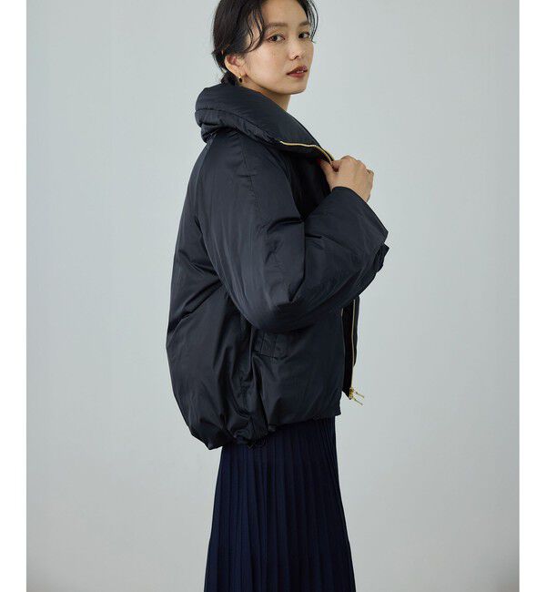 ROPE「ハイネックジップショート丈ダウンコート/イージーケア」|ダウン|