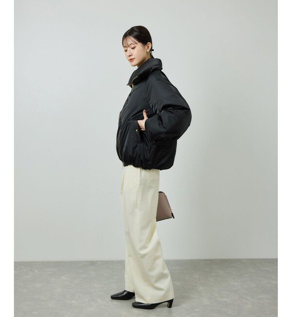 ROPE「ハイネックジップショート丈ダウンコート/イージーケア」|ダウン|