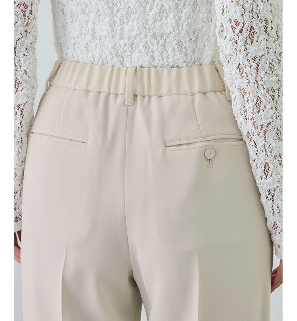 ROPE「トリアセダブルクロス ストレートワイドパンツ/セットアップ対応・イージーケア・26SS」|チノ|