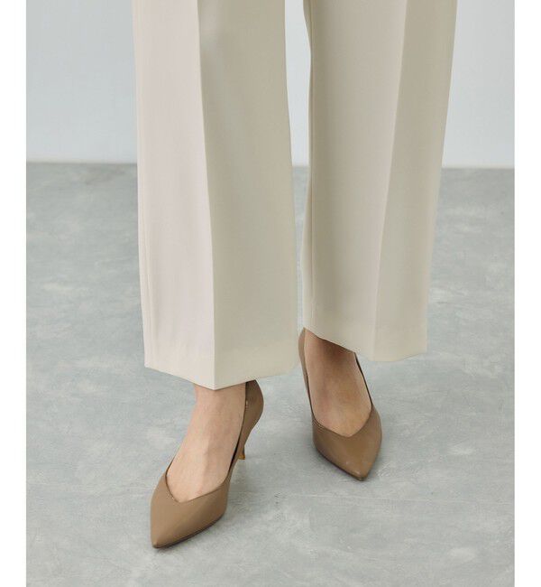 ROPE「トリアセダブルクロス ストレートワイドパンツ/セットアップ対応・イージーケア・26SS」|チノ|