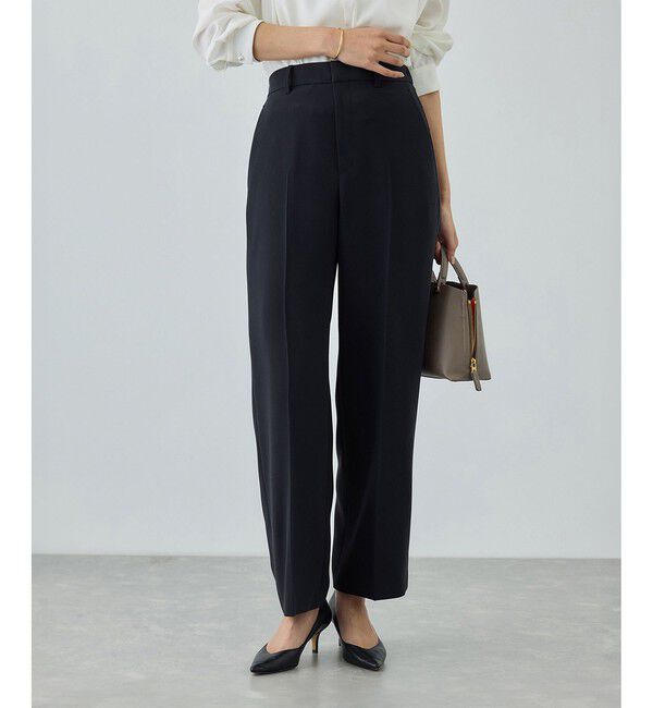 ROPE「トリアセダブルクロス ストレートワイドパンツ/セットアップ対応・イージーケア・26SS」|チノ|