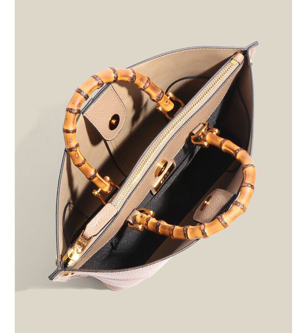 ROPE「【E'POR】BAMBOO BAG Medium/軽量・通勤・26SS」|ハンドバッグ|