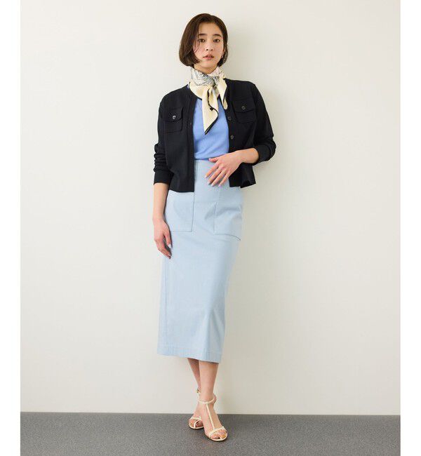 ROPE「[美人スカート]ハイストレッチポケット付きタイトスカート/26SS」|スカート|