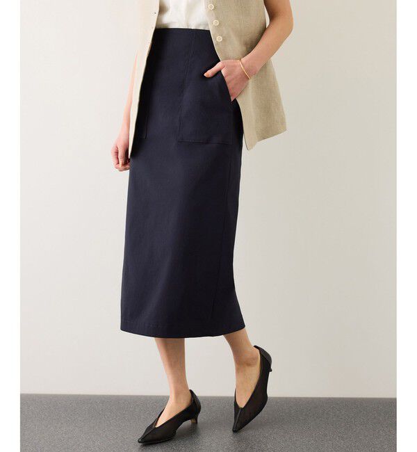 ROPE「[美人スカート]ハイストレッチポケット付きタイトスカート/26SS」|スカート|