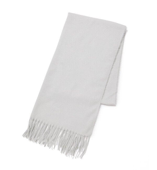 VIS「【リサイクルポリ】なめらかタッチ無地大判ストール」|ストール|