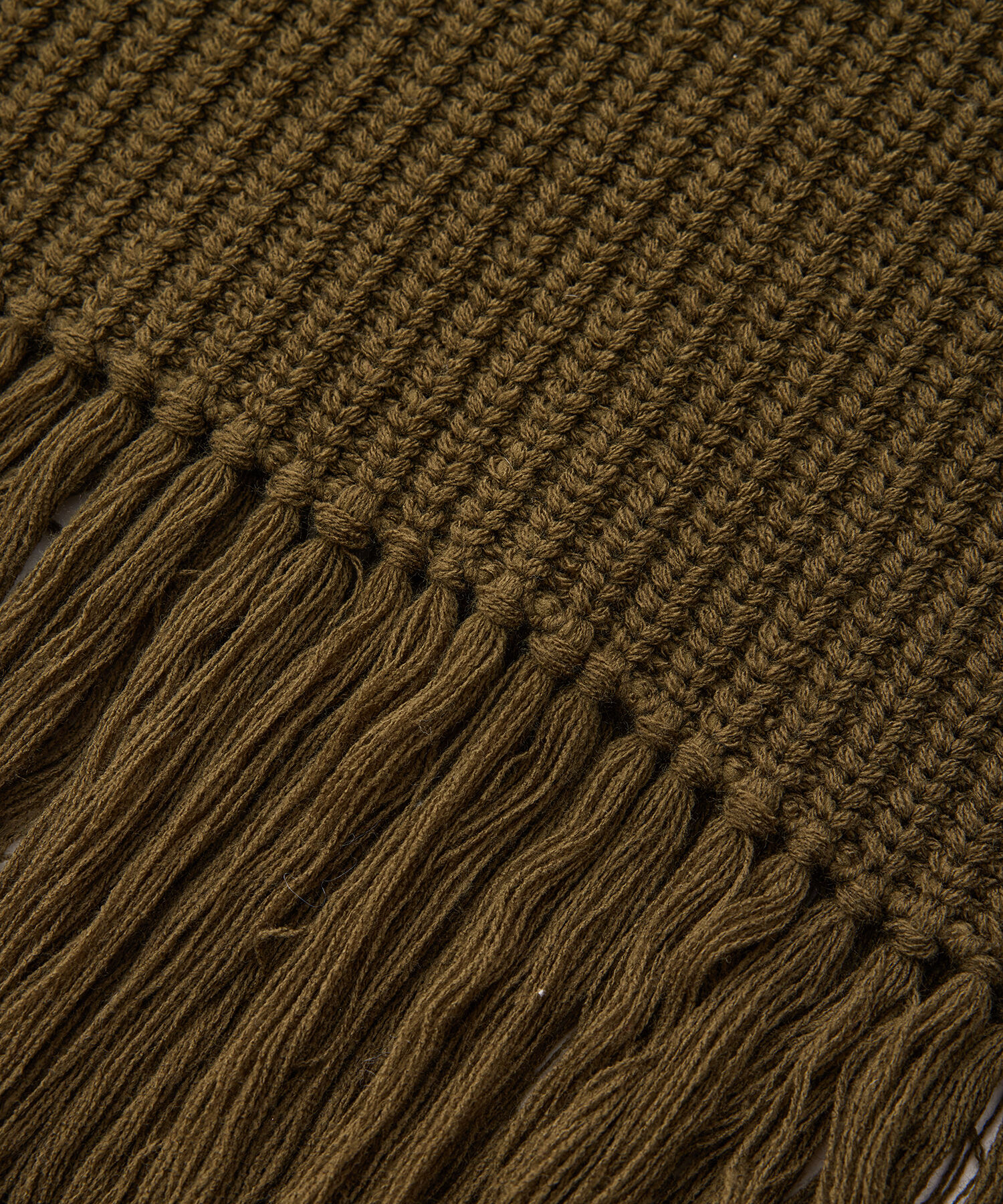 VIS「フリンジニットベスト」|ベスト・ジレ|