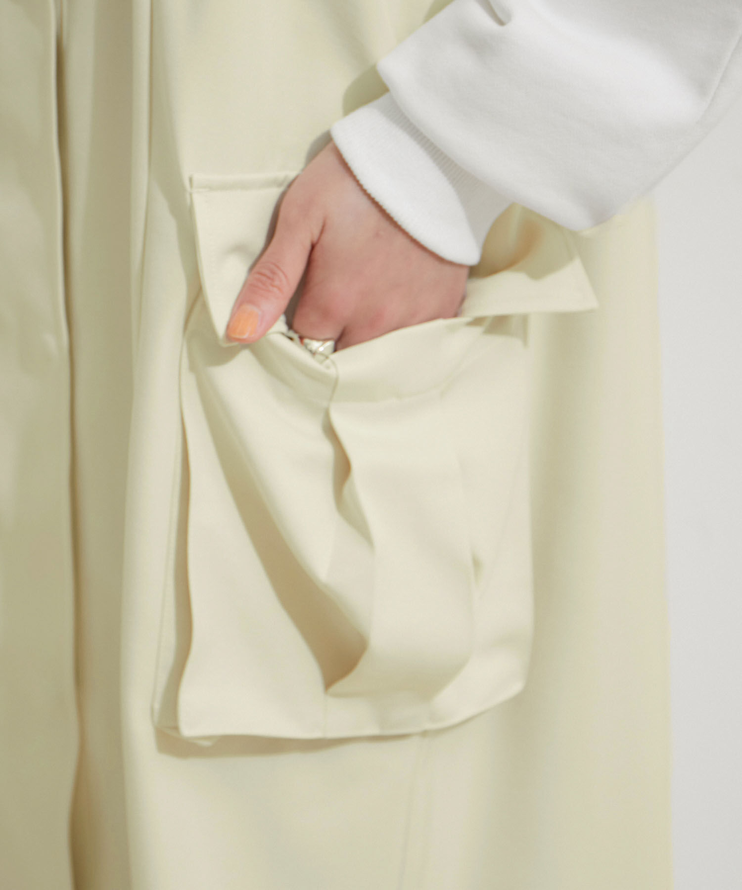 VIS「ミリタリービッグポケットジャンパースカート」|ジャンパースカート|