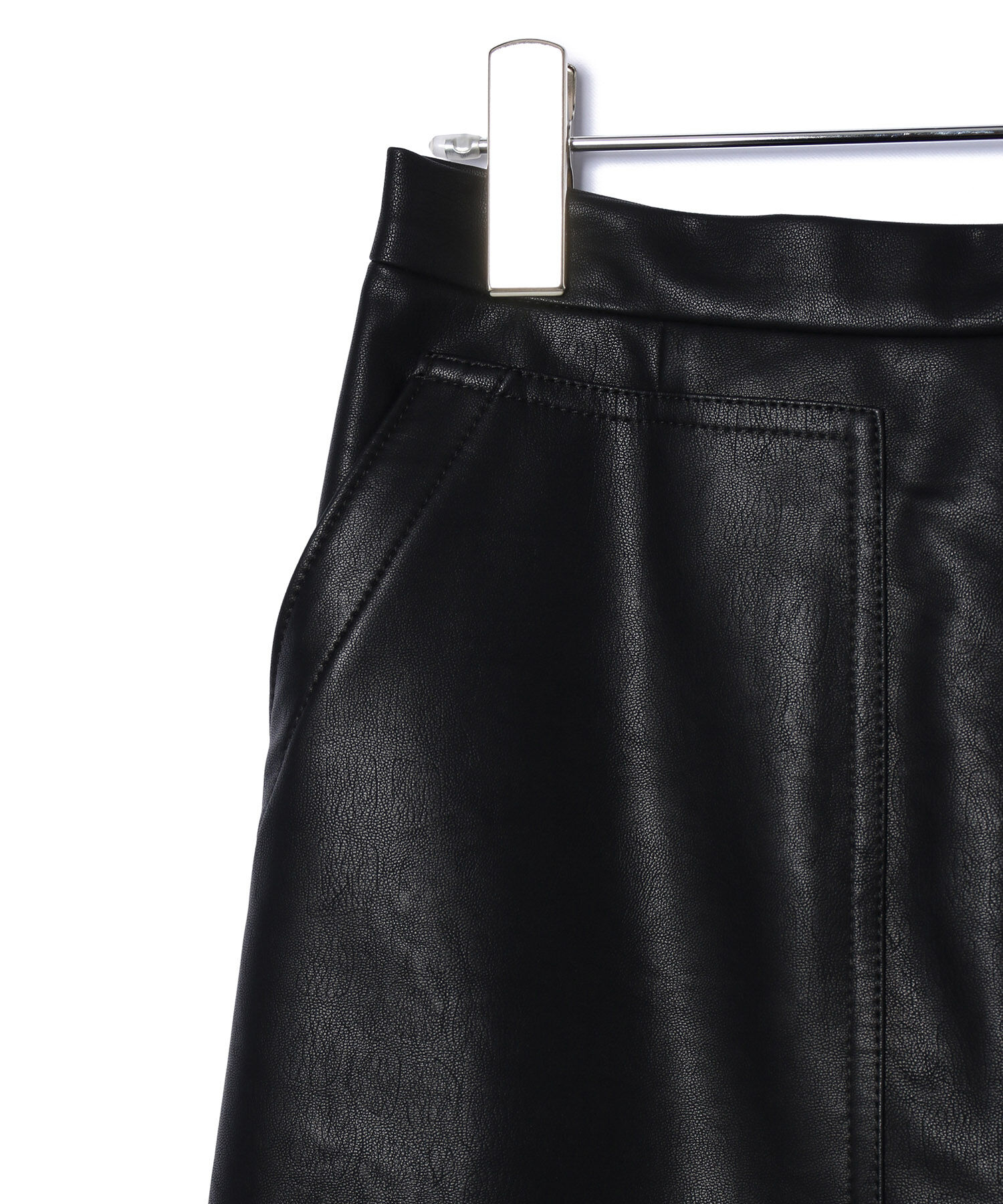 VIS「ヴィンテージライク合皮ミニスカート」|スカート|