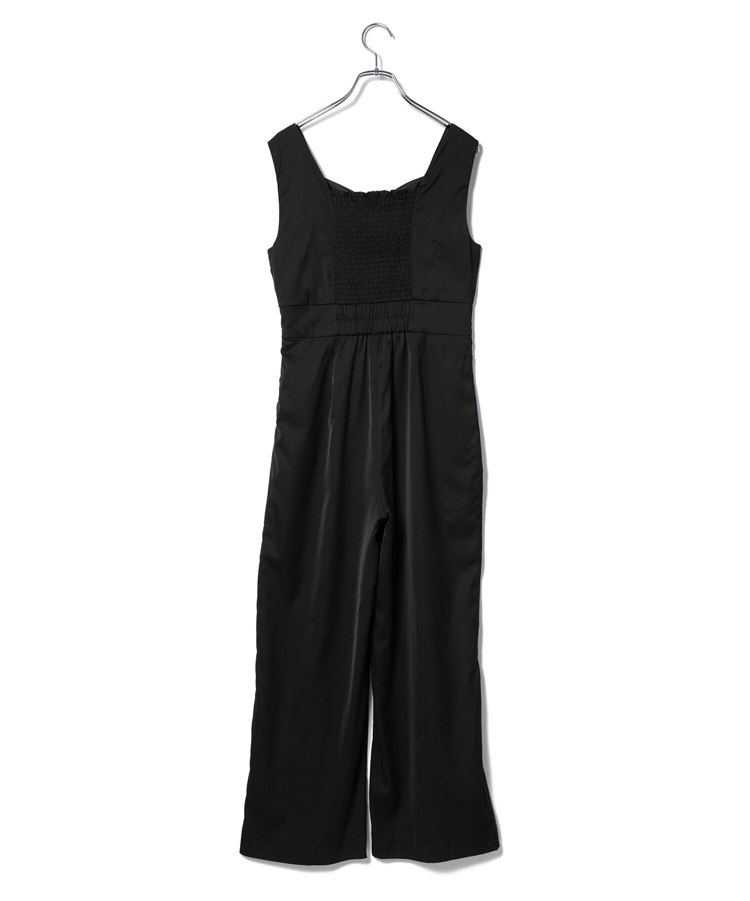 VIS「【VISDRESS】チュールフリルセットオールインワン【低身長向けサイズ有】」|オールインワン|