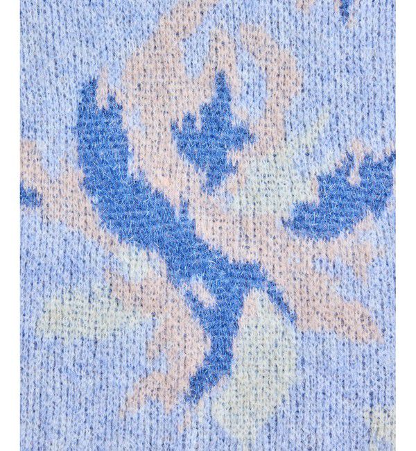 VIS「フラワージャガードニットプルオーバー」|ニット・セーター|