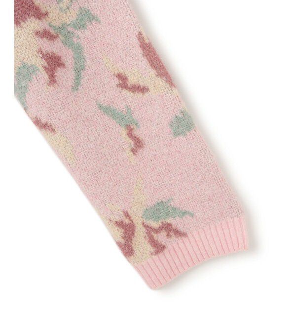 VIS「フラワージャガードニットプルオーバー」|ニット・セーター|