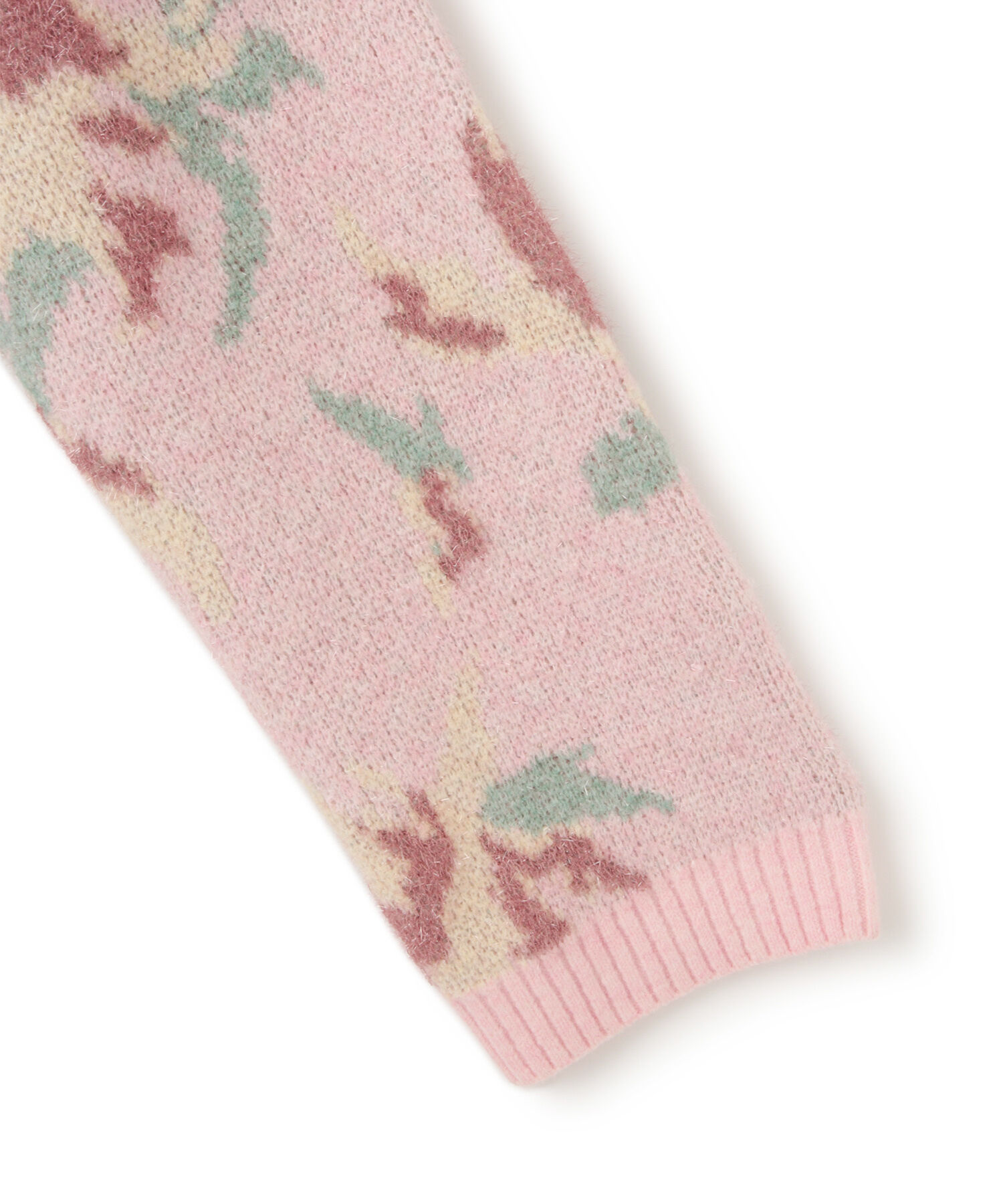 VIS「フラワージャガードニットプルオーバー」|ニット・セーター|