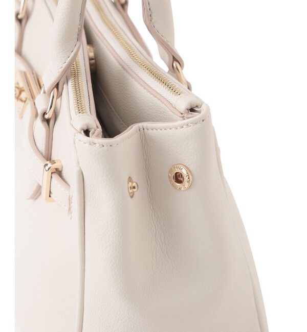 VIS「【新色追加】【2WAY】フロント金具3層トートバッグ」|ショルダー・メッセンジャー|