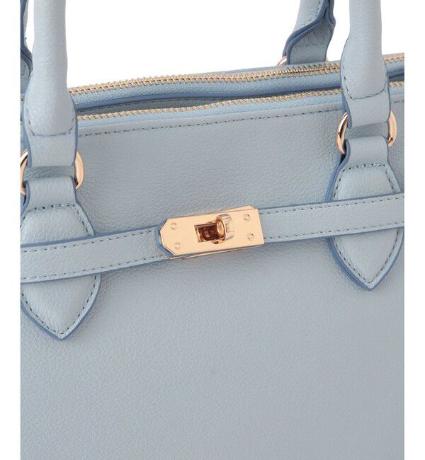 VIS「【新色追加】【2WAY】フロント金具3層トートバッグ」|ショルダー・メッセンジャー|