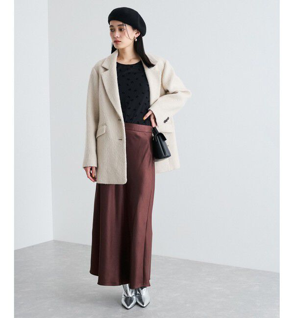 VIS「シアードット＆リボン柄プルオーバー」|Tシャツ・カットソー|