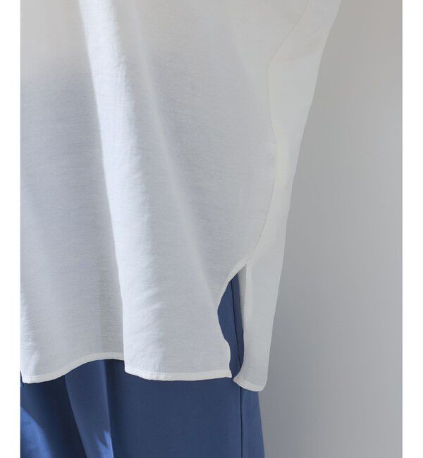 VIS「【WEB限定】バックシャンスキッパーブラウス」|シャツ・ブラウス|