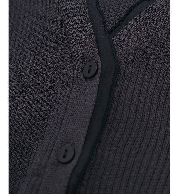 VIS「【WEB限定】シアーフリルサマーニットベスト」|ベスト・ジレ|