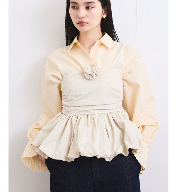 VIS「コサージュ付きバルーンナイロンビスチェ」|その他|