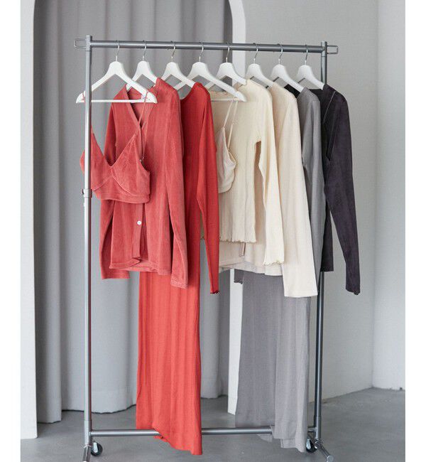 VIS「【Miller】VIS別注モデルベロアボタンアップカーディガン【洗える】」|カーディガン|