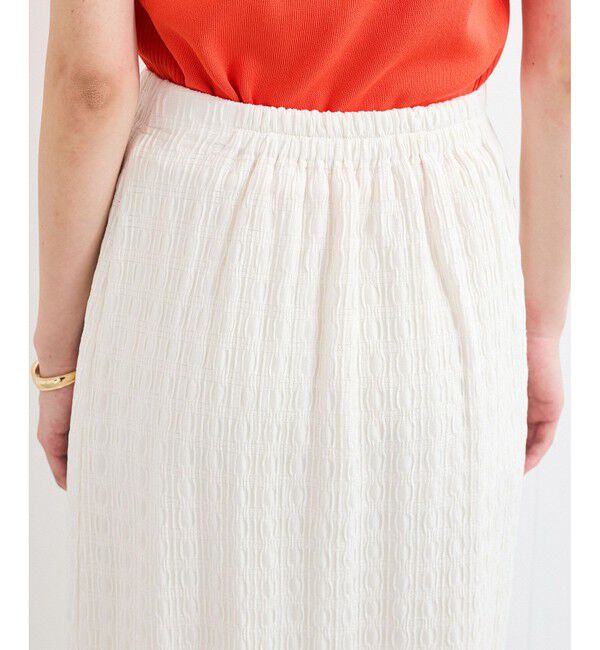 VIS「【新色追加】【接触冷感】膨れジャガードナロースカート」|スカート|