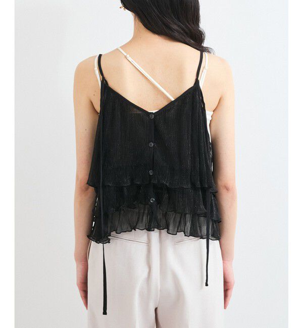 VIS「【WEB限定】【前後2WAY】グリッターフレアビスチェ」|キャミソール|