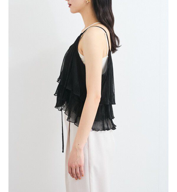 VIS「【WEB限定】【前後2WAY】グリッターフレアビスチェ」|キャミソール|