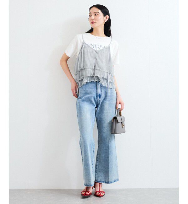 VIS「【WEB限定】【前後2WAY】グリッターフレアビスチェ」|キャミソール|