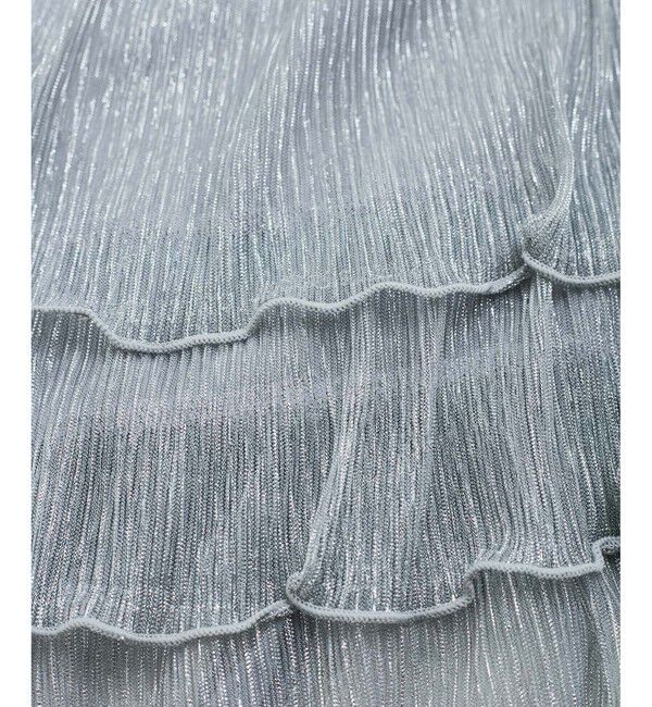 VIS「【WEB限定】【前後2WAY】グリッターフレアビスチェ」|キャミソール|