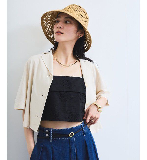 VIS「立体フラワービスチェ」|キャミソール|