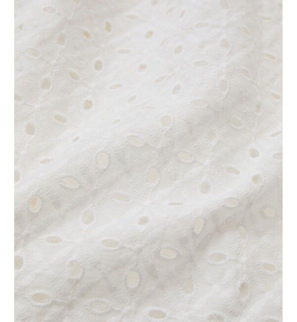 VIS「【2WAY】エンブロイダリーレースショルダーブラウス」|シャツ・ブラウス|