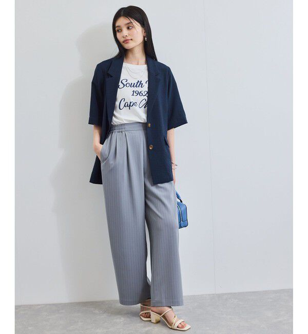 VIS「フレンチスリーブロゴアソートTシャツ」|Tシャツ・カットソー|