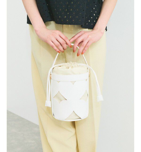 VIS「カットワーク2WAYバッグ」|ハンドバッグ|