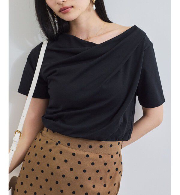 VIS「【夏トク価格】半袖ドレーププルオーバー」|Tシャツ・カットソー|