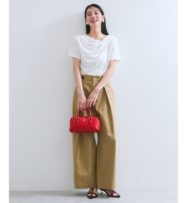 VIS「【夏トク価格】半袖ドレーププルオーバー」|Tシャツ・カットソー|