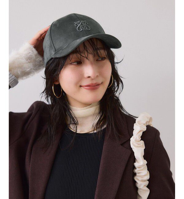 VIS「スエードロゴキャップ/追加」|キャップ・キャスケット|チャコール(06)