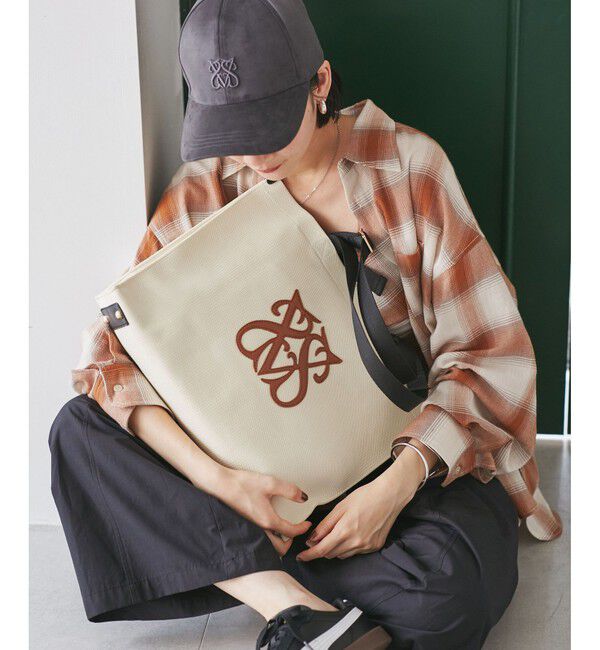 VIS「【軽量】【2WAY】ビッグロゴキャリーオントートバッグ」|トートバッグ|