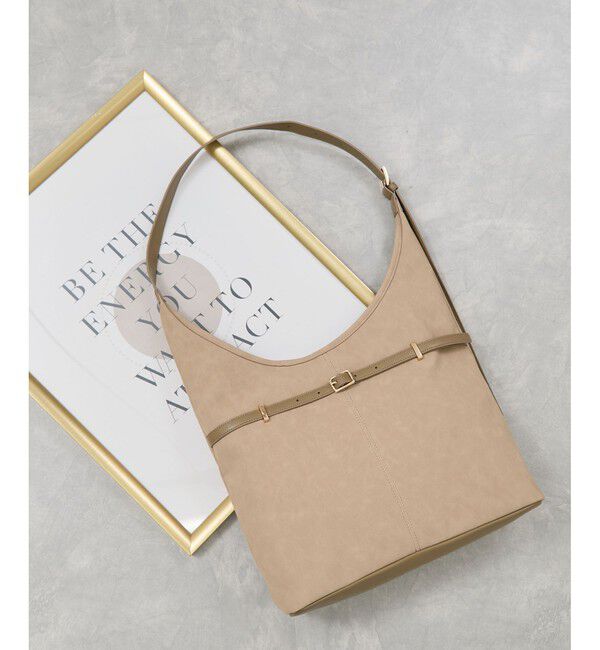 VIS「【A4収納】フロントベルトソフトショルダーバッグ」|ショルダー・メッセンジャー|