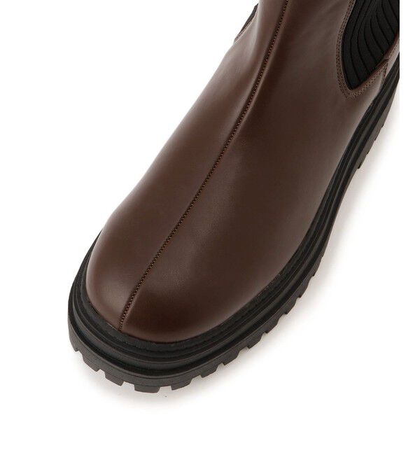 VIS「タンクソールサイドニットブーツ」|ロングブーツ|