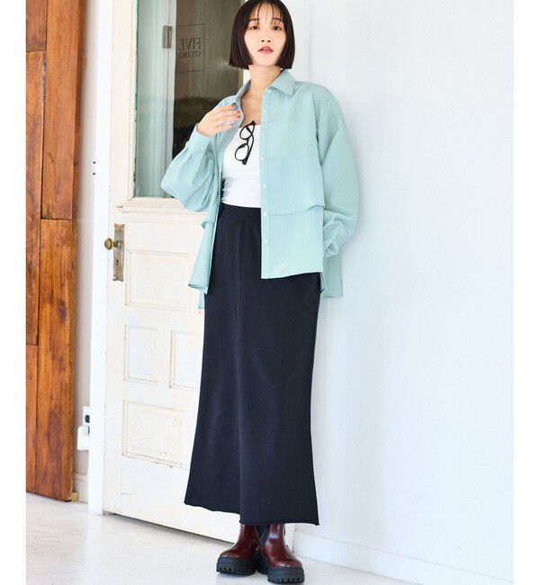 VIS「タンクソールサイドニットブーツ」|ロングブーツ|