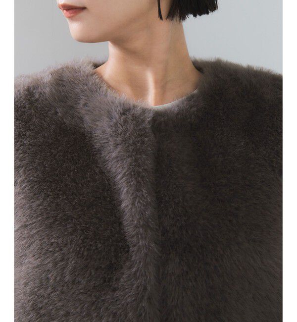 VIS「アソートファーショートベスト」|ベスト・ジレ|