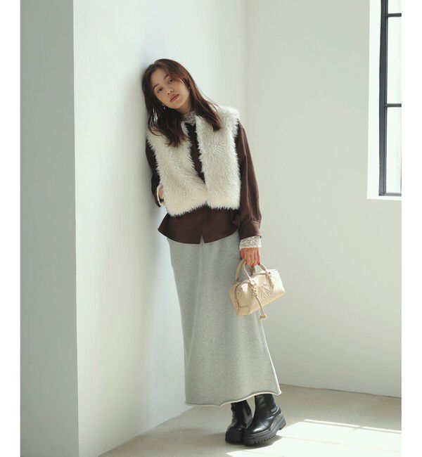 VIS「アソートファーショートベスト」|ベスト・ジレ|